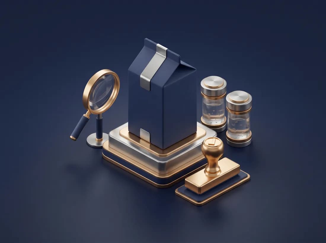 Final QC & Batch Release — isometric illustration