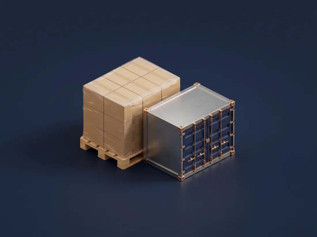 Warehousing & Dispatch — isometric illustration