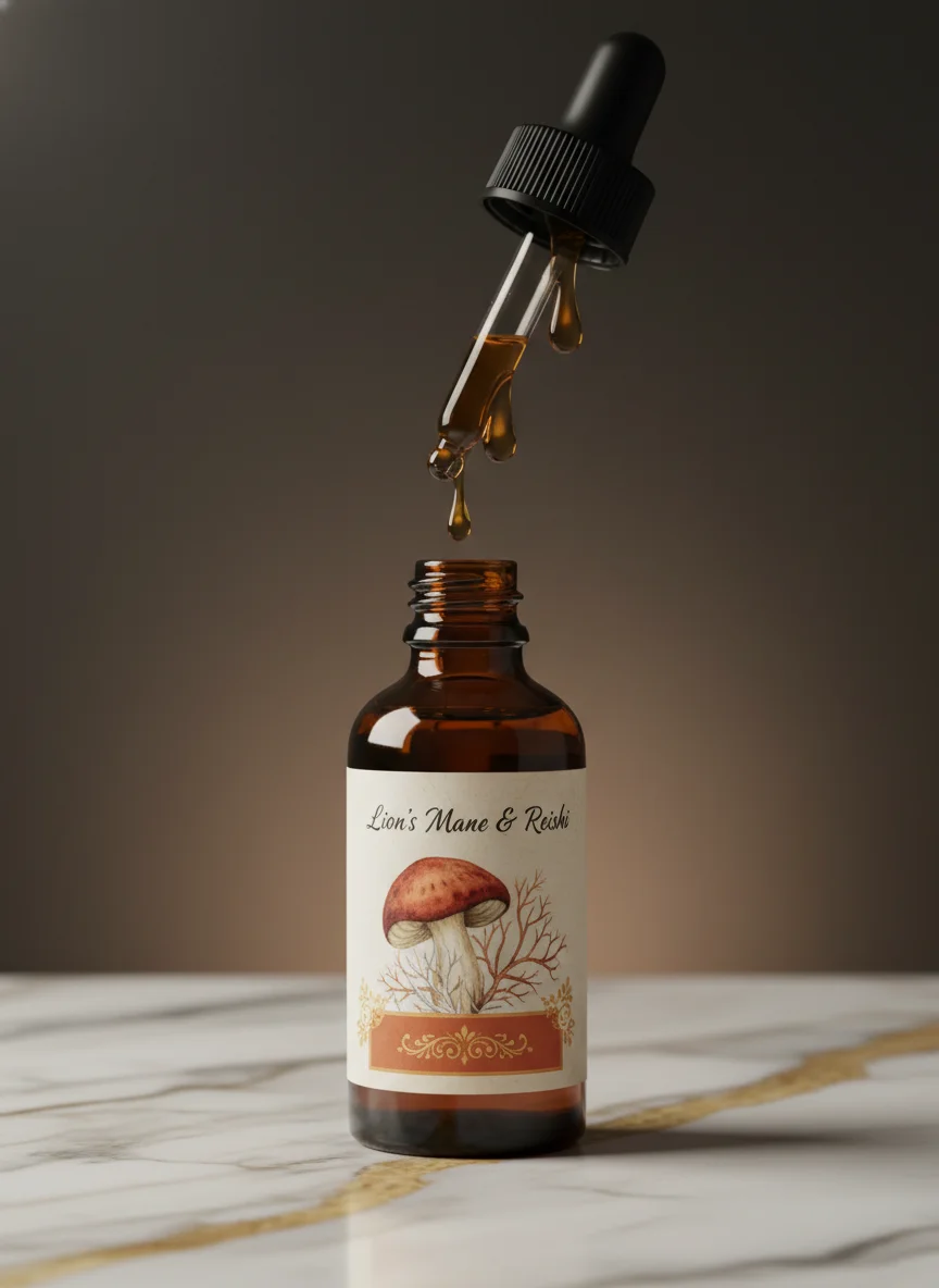 Lions Mane Reishi Drops
