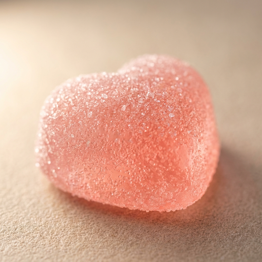 Flavor-masked collagen gummy detail