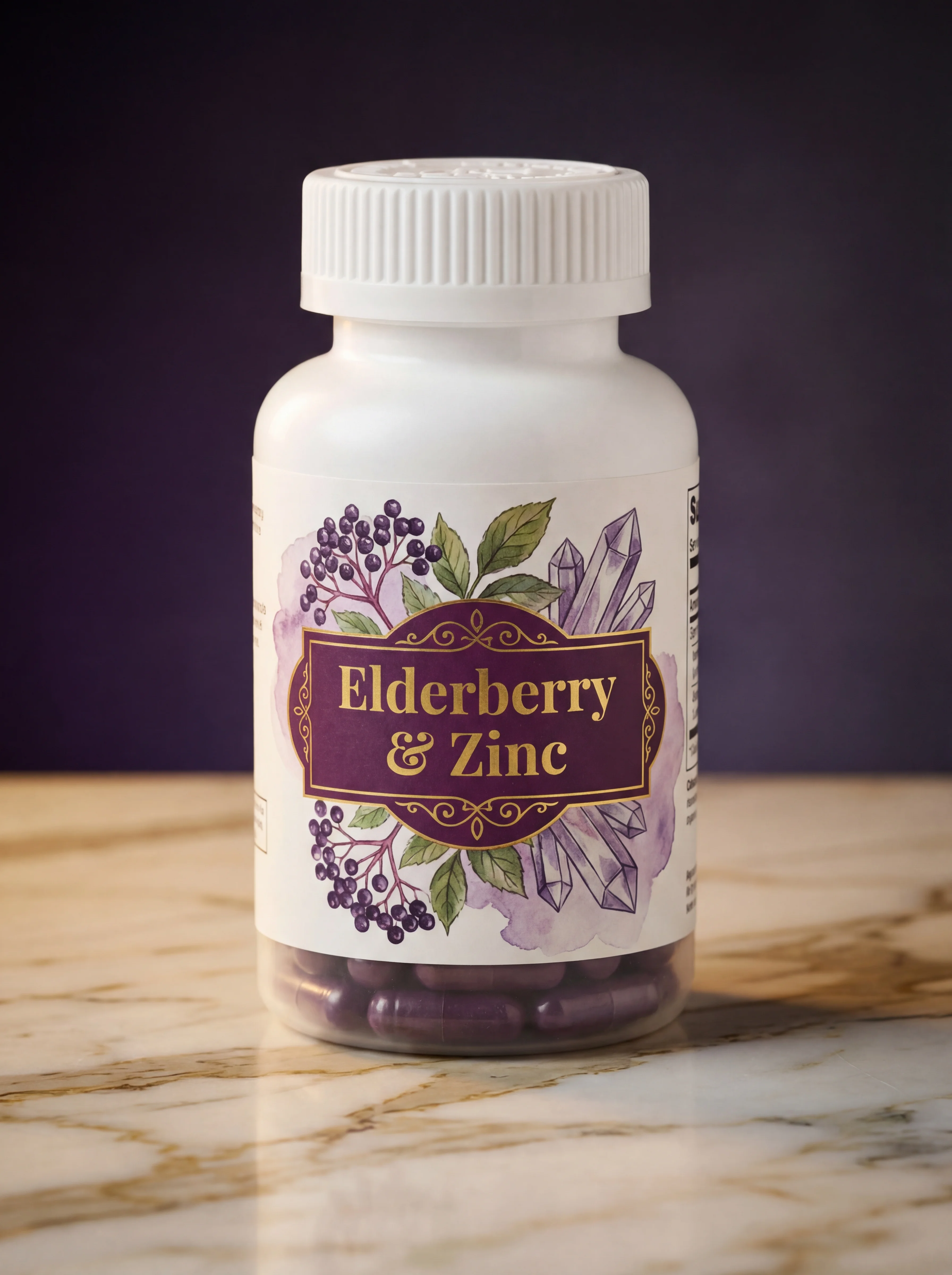 Elderberry Zinc Capsules